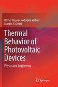Cover: Thermal Behavior of Photovoltaic Devices - Springer