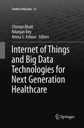Cover: Internet of Things and Big Data Technologies for Next Generation Healthcare - Springer