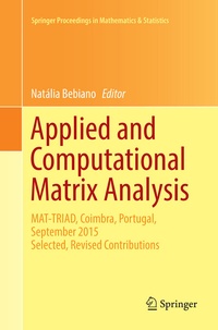Abbildung von: Applied and Computational Matrix Analysis - Springer