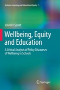 Cover: Wellbeing, Equity and Education - Springer