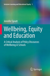 Enlarge image Cover: Wellbeing, Equity and Education - Springer