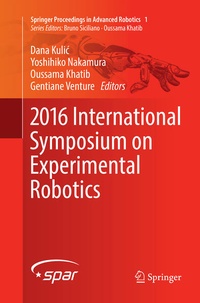 Enlarge image Cover: 2016 International Symposium on Experimental Robotics - Springer