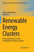 Cover: Renewable Energy Clusters - Springer