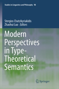 Abbildung von: Modern Perspectives in Type-Theoretical Semantics - Springer