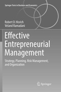Cover: Effective Entrepreneurial Management - Springer