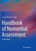 Cover: Handbook of Nonverbal Assessment - Springer