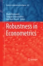 Cover: Robustness in Econometrics - Springer