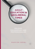 Cover: Adult Education in Neoliberal Times - Palgrave Macmillan