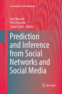 Enlarge image Cover: Prediction and Inference from Social Networks and Social Media - Springer