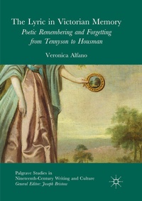 Enlarge image Cover: The Lyric in Victorian Memory - Palgrave Macmillan