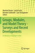 Cover: Groups, Modules, and Model Theory - Surveys and Recent Developments - Springer