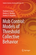 Cover: Mob Control: Models of Threshold Collective Behavior - Springer