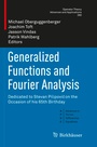 Cover: Generalized Functions and Fourier Analysis - Birkhäuser