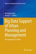 Cover: Big Data Support of Urban Planning and Management - Springer