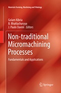 Cover: Non-traditional Micromachining Processes - Springer