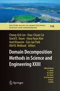 Cover: Domain Decomposition Methods in Science and Engineering XXIII - Springer