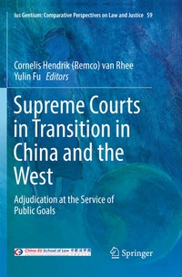 Abbildung von: Supreme Courts in Transition in China and the West - Springer