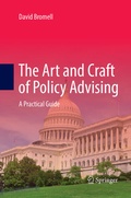 Cover: The Art and Craft of Policy Advising - Springer