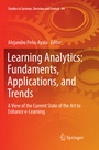 Cover: Learning Analytics: Fundaments, Applications, and Trends - Springer