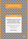 Cover: Higher Education Discourse and Deconstruction - Palgrave Macmillan