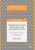 Cover: Higher Education Discourse and Deconstruction - Palgrave Macmillan