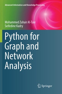 Enlarge image Cover: Python for Graph and Network Analysis - Springer