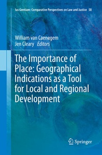Enlarge image Cover: The Importance of Place: Geographical Indications as a Tool for Local and Regional Development - Springer