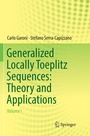 Cover: Generalized Locally Toeplitz Sequences: Theory and Applications - Springer