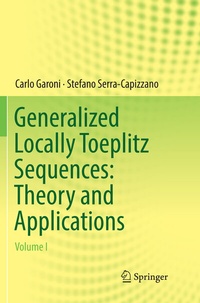 Abbildung von: Generalized Locally Toeplitz Sequences: Theory and Applications - Springer