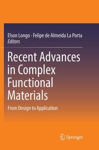 Enlarge image Cover: Recent Advances in Complex Functional Materials - Springer