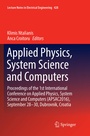 Cover: Applied Physics, System Science and Computers - Springer