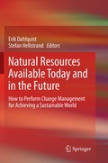 Cover: Natural Resources Available Today and in the Future - Springer