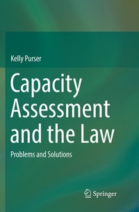 Abbildung von: Capacity Assessment and the Law - Springer