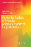 Cover: Contrastive Analysis of Discourse-pragmatic Aspects of Linguistic Genres - Springer