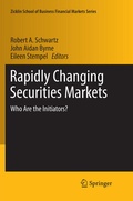 Cover: Rapidly Changing Securities Markets - Springer