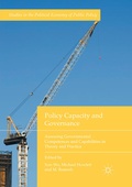 Cover: Policy Capacity and Governance - Palgrave Macmillan