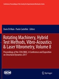 Cover: Rotating Machinery, Hybrid Test Methods, Vibro-Acoustics & Laser Vibrometry, Volume 8 - Springer
