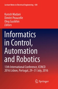 Enlarge image Cover: Informatics in Control, Automation and Robotics - Springer