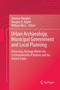 Cover: Urban Archaeology, Municipal Government and Local Planning - Springer