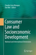 Cover: Consumer Law and Socioeconomic Development - Springer