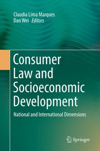 Enlarge image Cover: Consumer Law and Socioeconomic Development - Springer