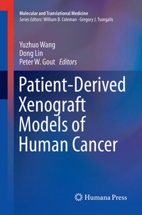 Enlarge image Cover: Patient-Derived Xenograft Models of Human Cancer - Humana