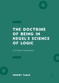 Cover: The Doctrine of Being in Hegel's Science of Logic - Palgrave Macmillan