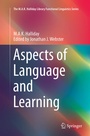 Cover: Aspects of Language and Learning - Springer
