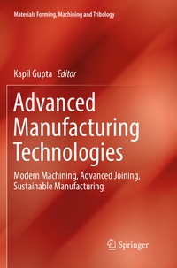 Enlarge image Cover: Advanced Manufacturing Technologies - Springer