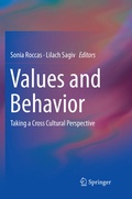 Cover: Values and Behavior - Springer