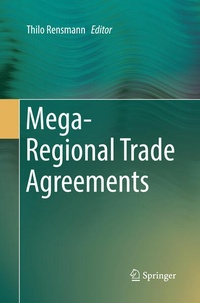 Bild vergrößern Bild: Mega-Regional Trade Agreements - Springer