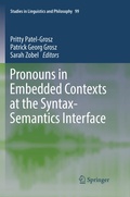 Cover: Pronouns in Embedded Contexts at the Syntax-Semantics Interface - Springer