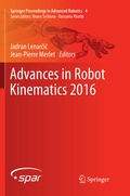 Cover: Advances in Robot Kinematics 2016 - Springer