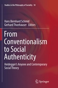 Cover: From Conventionalism to Social Authenticity - Springer